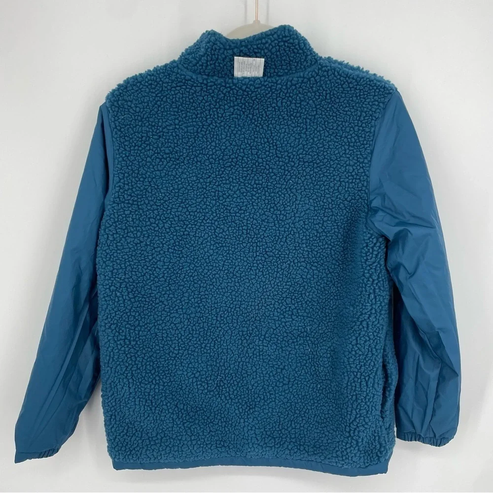 Patagonia‎ boys fleece jacket teal blue Sz XL 14